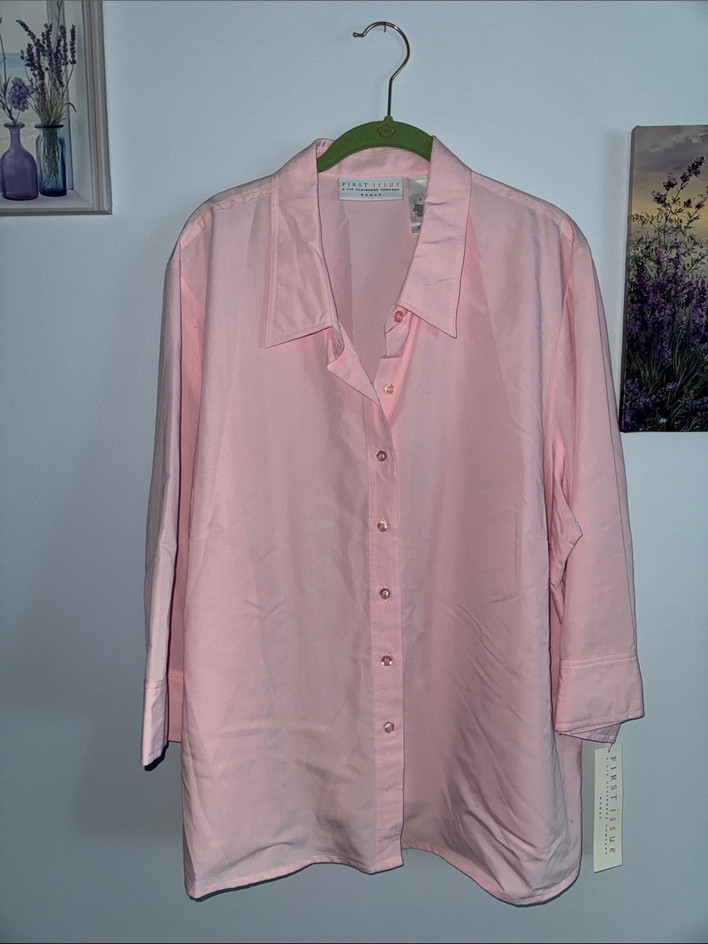 Liz Claiborne Pale Pink Blouse